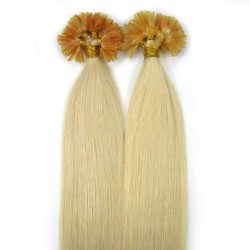 Кичури от естествена коса руси  57 см - 50 гр 50 бр