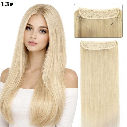 Висококачествена синтетична коса на треса със закрепване с корда 13 Висококачествена синтетична коса на треса със закрепване с корда 13