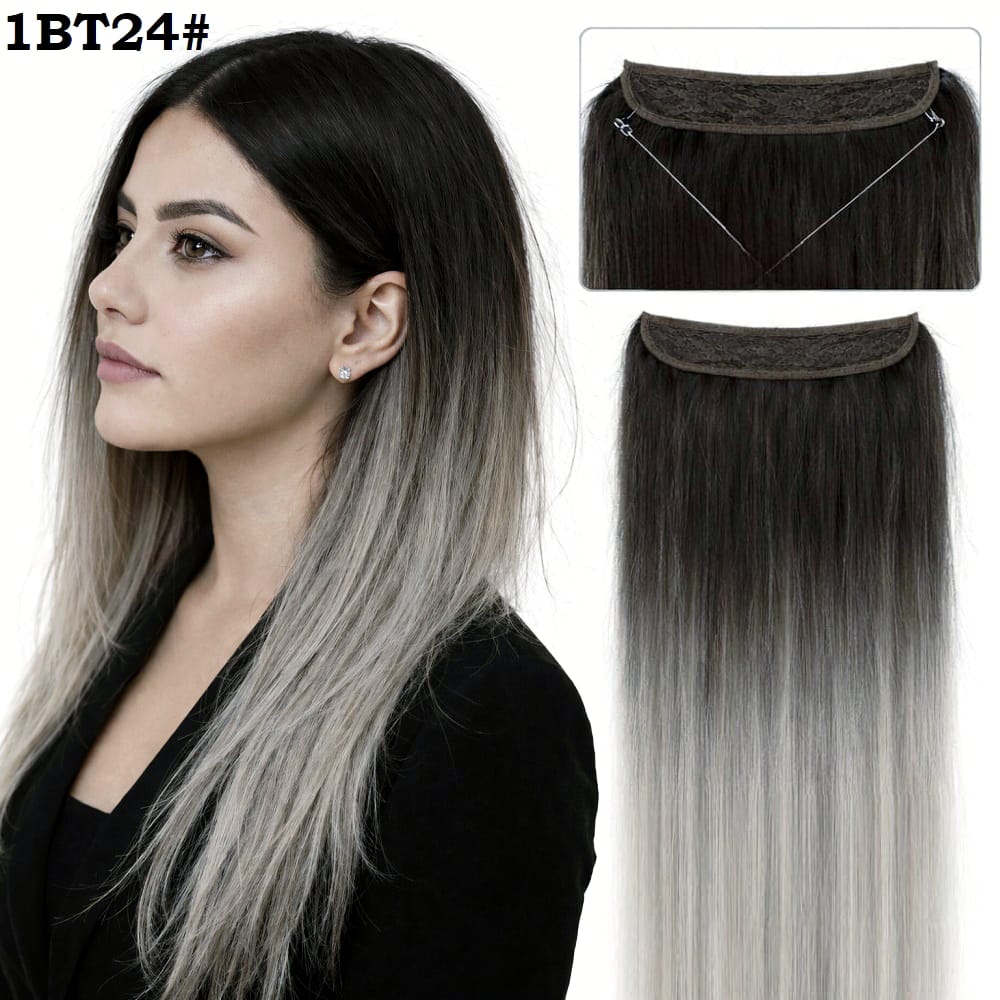 Висококачествена синтетична коса на треса със закрепване с корда 1BT24 Висококачествена синтетична коса на треса със закрепване с корда 1BT24