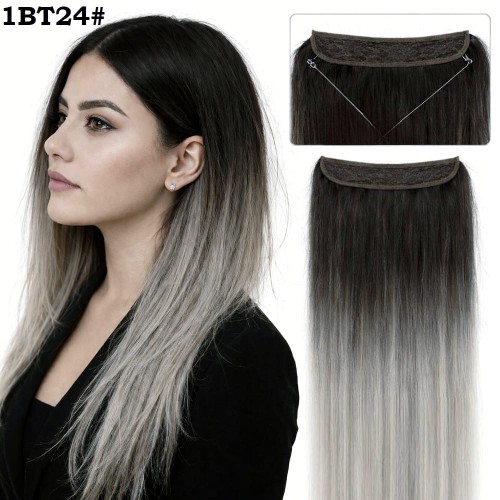 Висококачествена синтетична коса на треса със закрепване с корда 1BT24 Висококачествена синтетична коса на треса със закрепване с корда 1BT24