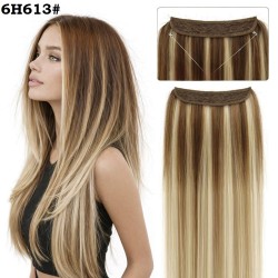 Висококачествена синтетична коса на треса със закрепване с корда 6H613