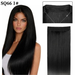 Висококачествена синтетична коса на треса със закрепване с корда 1