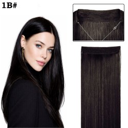 Висококачествена синтетична коса на треса със закрепване с корда 1B Висококачествена синтетична коса на треса със закрепване с корда 1B