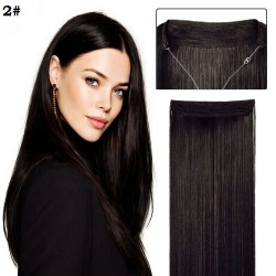 Висококачествена синтетична коса на треса със закрепване с корда 2