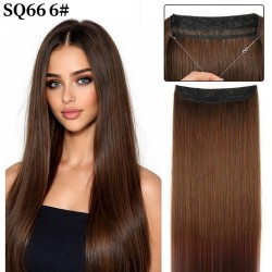 Висококачествена синтетична коса на треса със закрепване с корда 6