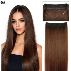 Висококачествена синтетична коса на треса със закрепване с корда 6