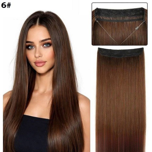 Висококачествена синтетична коса на треса със закрепване с корда 6