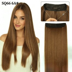 Висококачествена синтетична коса на треса със закрепване с корда 6A