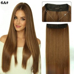 Висококачествена синтетична коса на треса със закрепване с корда 6A