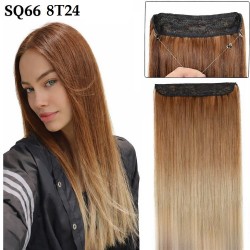 Висококачествена синтетична коса на треса със закрепване с корда 8T24