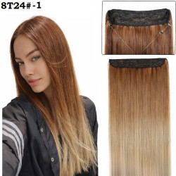 Висококачествена синтетична коса на треса със закрепване с корда 8T24-1