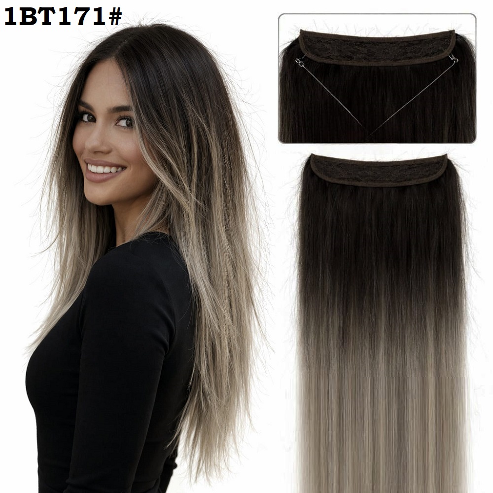 Висококачествена синтетична коса на треса със закрепване с корда 1BT171/10 Висококачествена синтетична коса на треса със закрепване с корда 1BT171/10