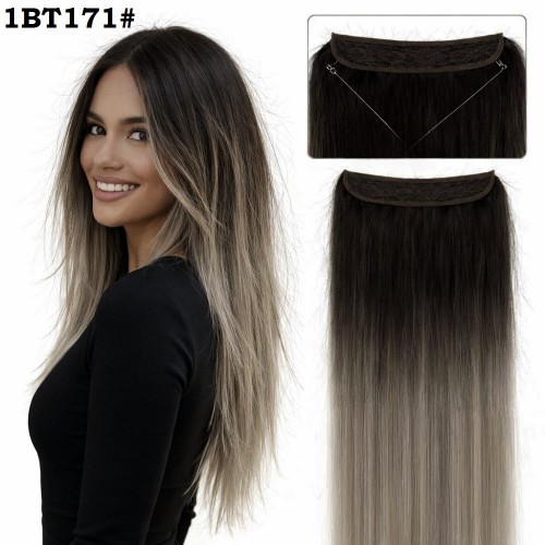 Висококачествена синтетична коса на треса със закрепване с корда 1BT171/10 Висококачествена синтетична коса на треса със закрепване с корда 1BT171/10