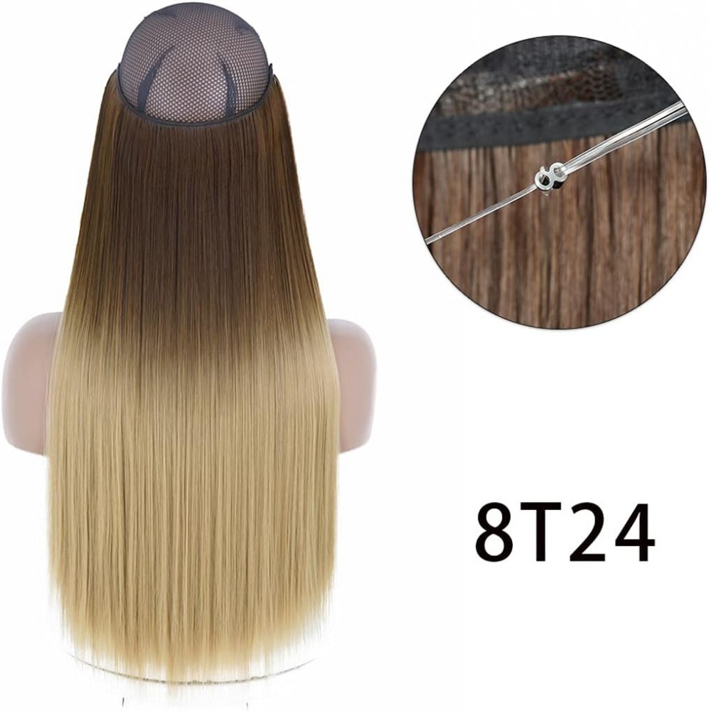 Висококачествена синтетична коса на треса със закрепване с корда 