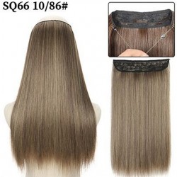 Висококачествена синтетична коса на треса със закрепване с корда -foto20