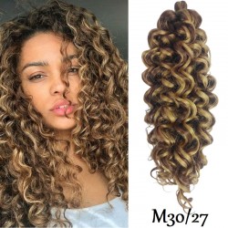 Къдрици - Океански вълни  M30/27 Кестеняво-карамел на кичури
