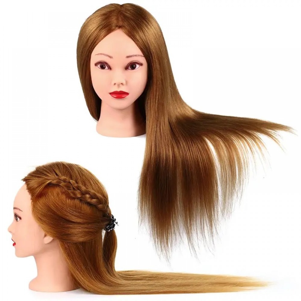 Тренировъчна глава за прически- цвят Златен Лешник Тренировъчна глава за прически- цвят Златен Лешник