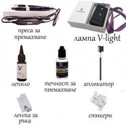 Иновативна система за удължаване на коса V-Light-foto2