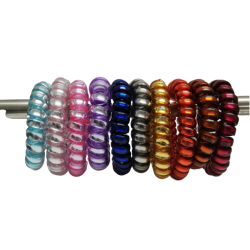 Сет-5 бр. Ластик за коса - спирала-foto2