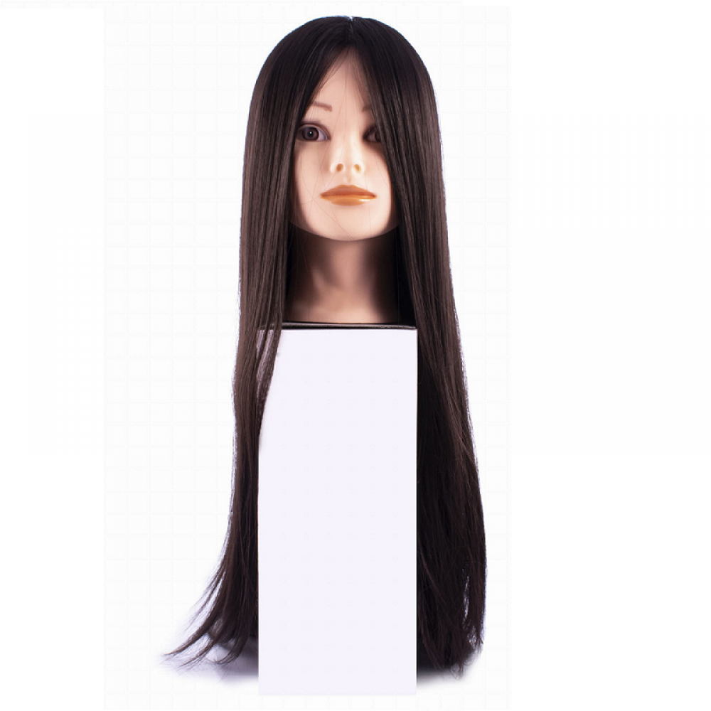 Тренировъчна глава за прически кафява Тренировъчна глава за прически кафява