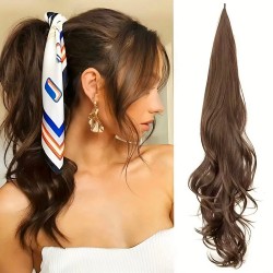 Права конска опашка за удължаване на коса- модел Барби 8