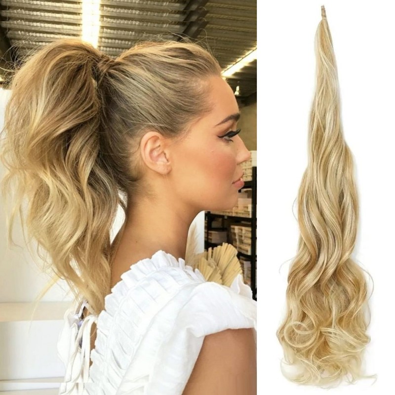 Права конска опашка за удължаване на коса- модел Барби P27/613 Права конска опашка за удължаване на коса- модел Барби P27/613