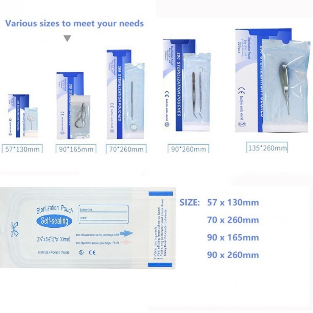 Пликове за стерилизация Избери размер