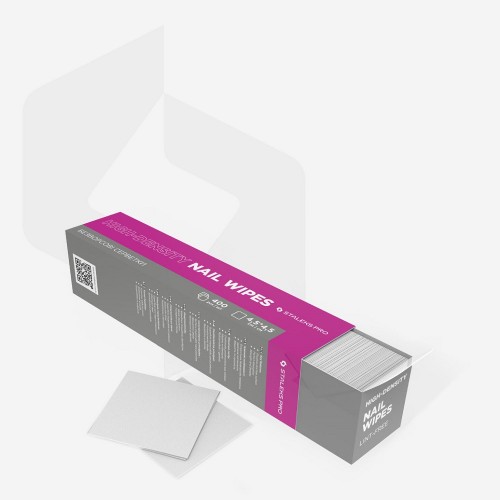 400бр. Суперплътни Безвлакнести тампони Staleks Smart WS-400/1