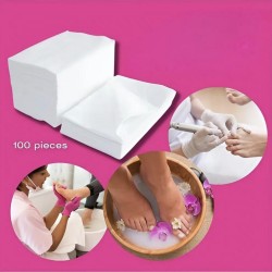 Високо качество 100 бр- Мултифункционални кърпи за маникюр, педикюр, козметика, фризьорство – 30 х 60 см-foto2