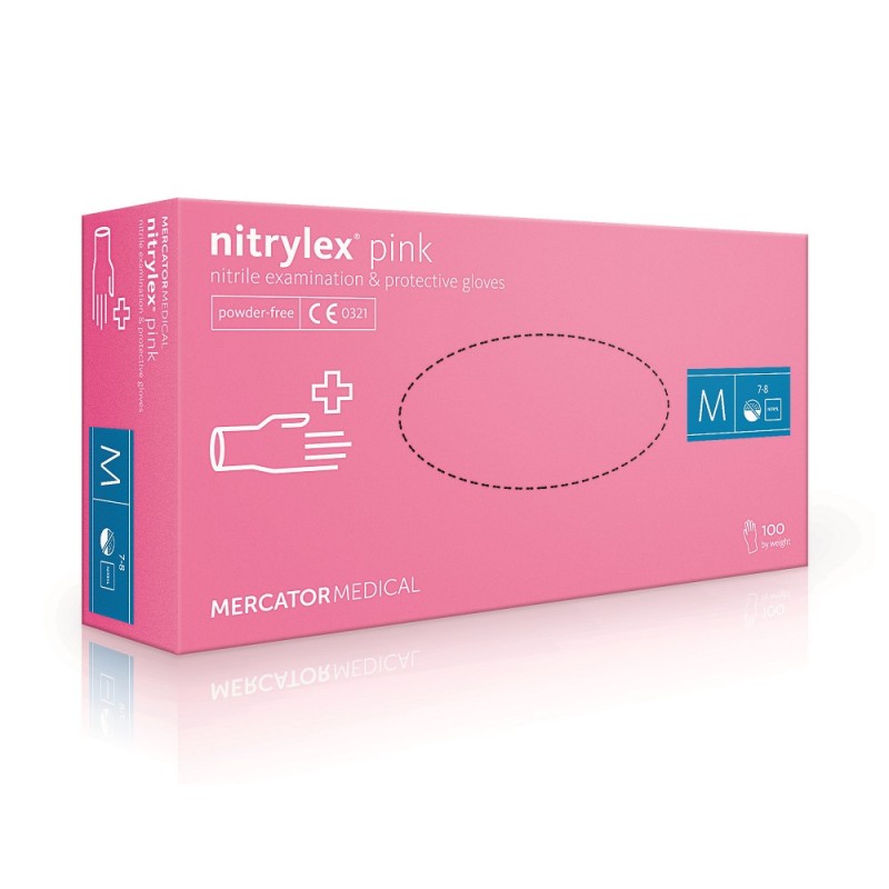 Ръкавици Nitrylex PINK - Нитрил Розови