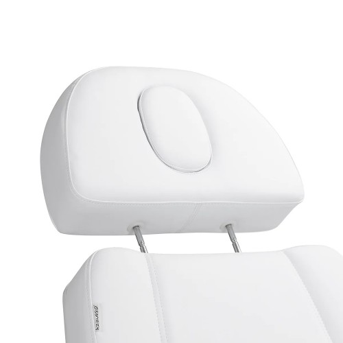 Електрически козметичен стол Azzurro Lux с 3 мотора и подгряване – бял