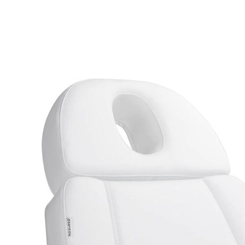 Електрически козметичен стол Azzurro Lux с 3 мотора и подгряване – бял