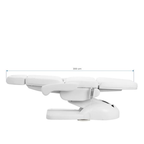 Електрически козметичен стол Azzurro Lux с 3 мотора – бял
