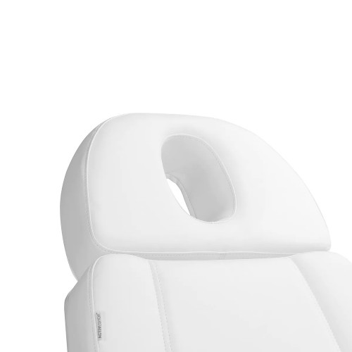 Електрически козметичен стол Azzurro Lux с 4 мотора и люлеещ механизъм – бял