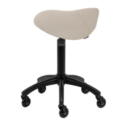 Фризьорски стол тип седло Gabbiano D032 – сив-foto3