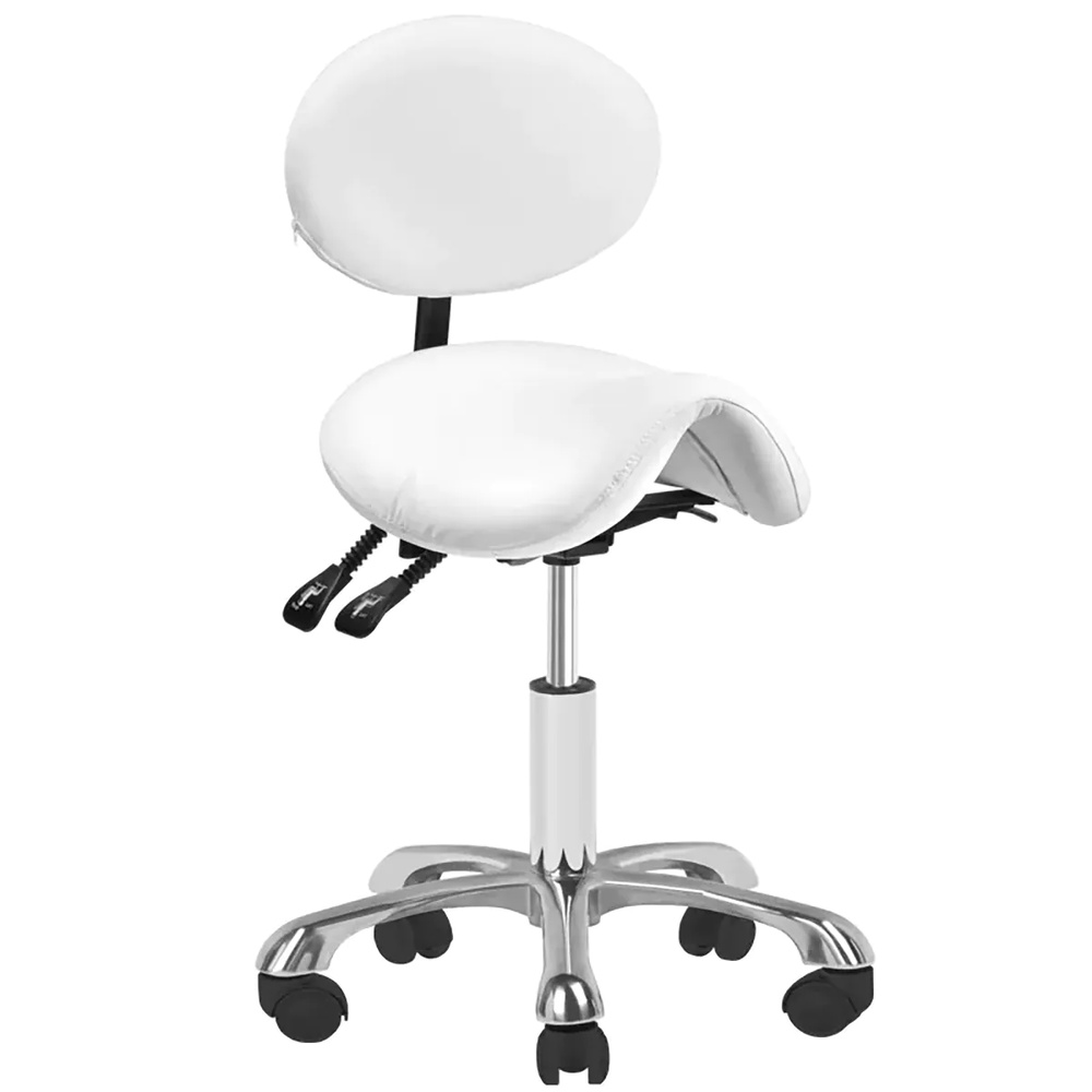 Козметичен стол Giovanni 1025 – бял Козметичен стол Giovanni 1025 – бял
