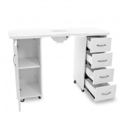 Професионална маса за маникюр - бяла-foto5