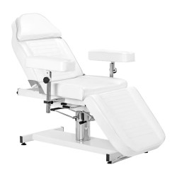 Хидравличен козметичен стол Sillon A 210DH с люлееща функция – Бял