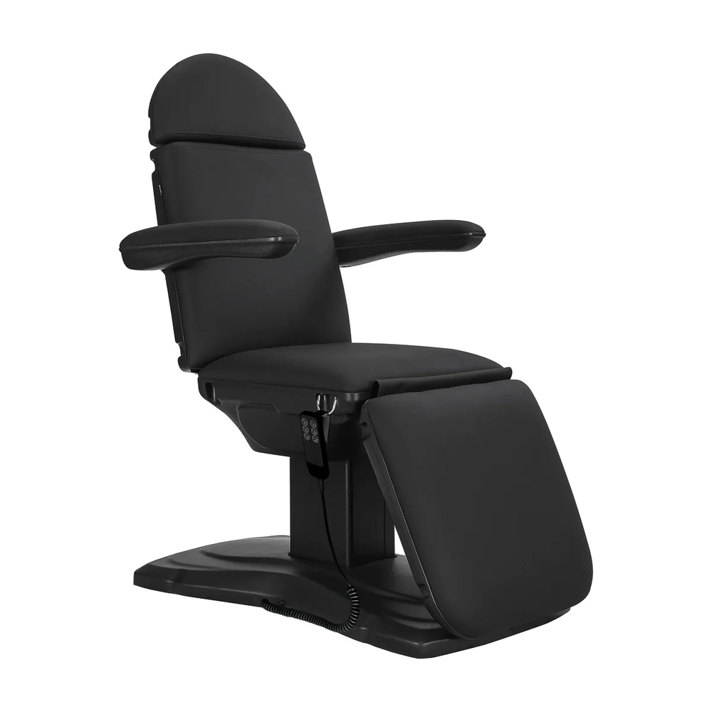 Електрически козметичен стол Sillon Eclipse с 3 мотора Черен