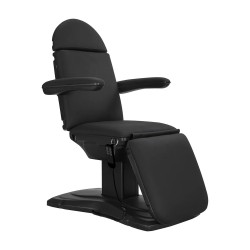 Електрически козметичен стол Sillon Eclipse с 3 мотора Черен
