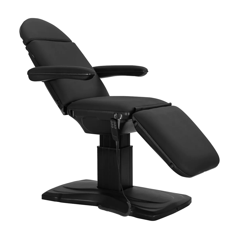 Електрически козметичен стол Sillon Eclipse с 3 мотора Черен