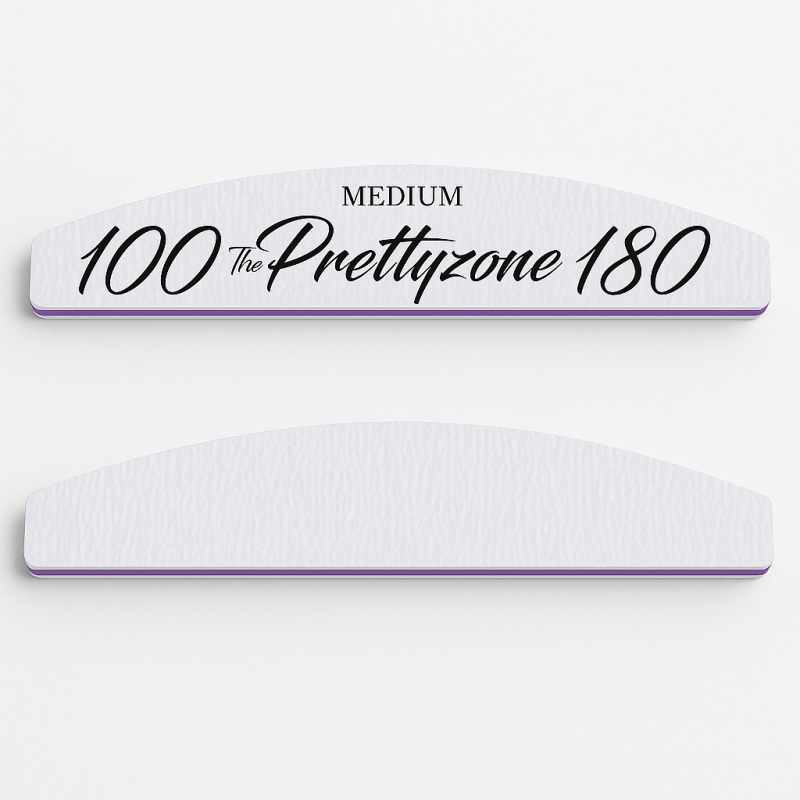 10 бр Лукс пила луна Prettyzone MEDIUM 100/180
