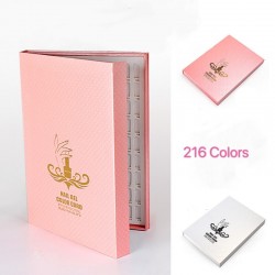 Голяма луксозна мострена книга - палитра - Розова 216