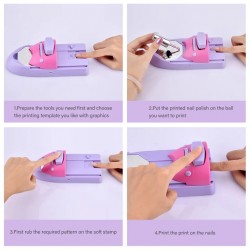 Комплект машинка за печати + 7 лака и 6 пластини-foto3