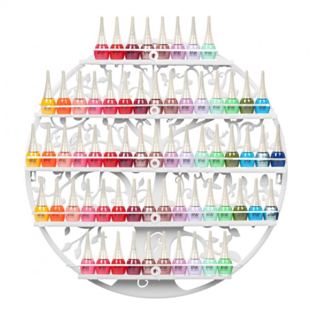 Мострена поставка за лакове - бяла
