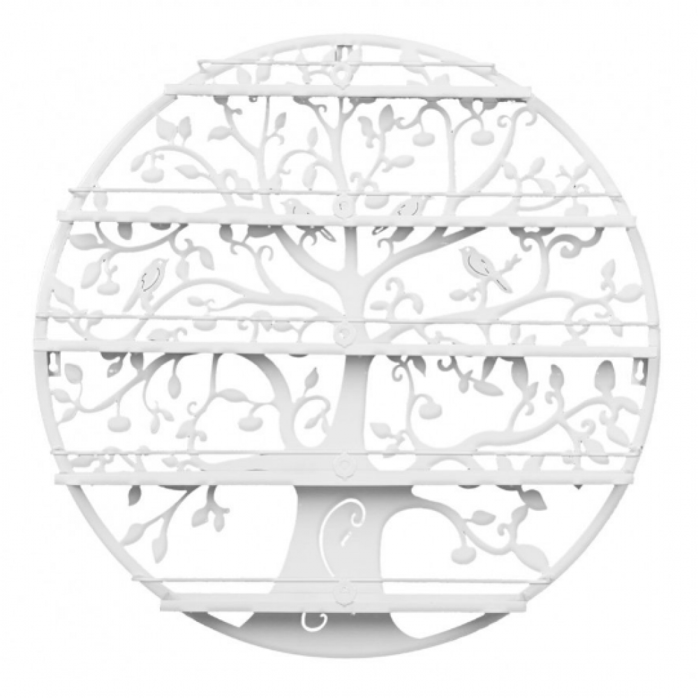 Мострена поставка за лакове - бяла