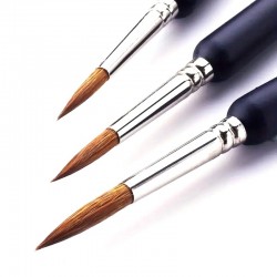 Комплект 11 бр. Професионални четки за детайлна работа и рисуване-foto3