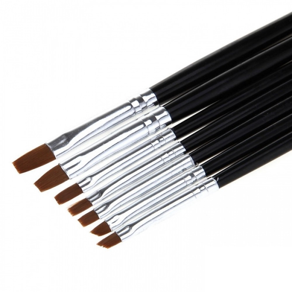 Четки за гел - комплект от 7 бр.