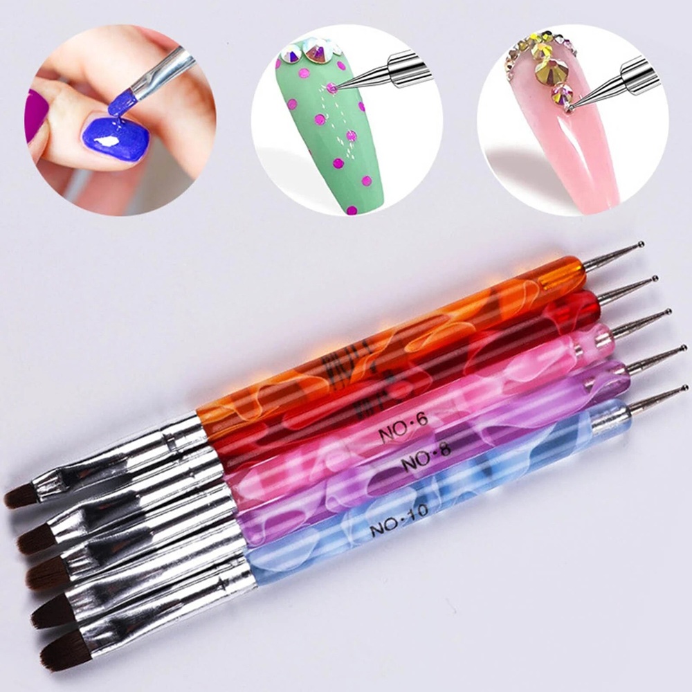 Комбинирани четка с точкатор 5 бр