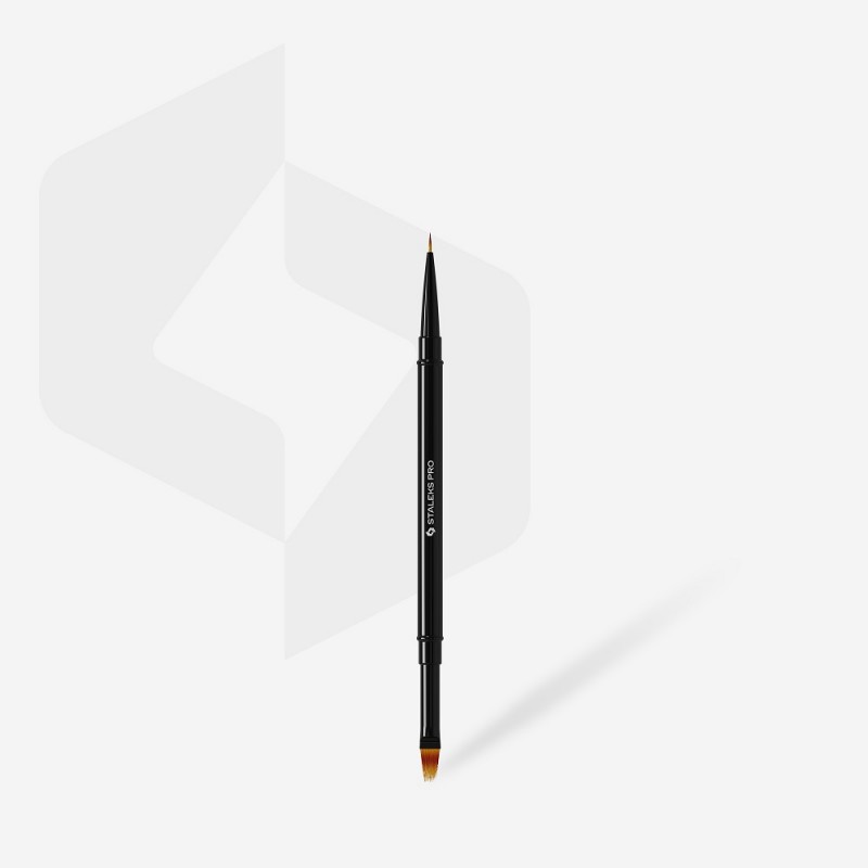 Двустранна Четка за Омбре и Контур ЕКСПЕРТ Staleks – 7мм / 11мм NBE-01/07-foto2